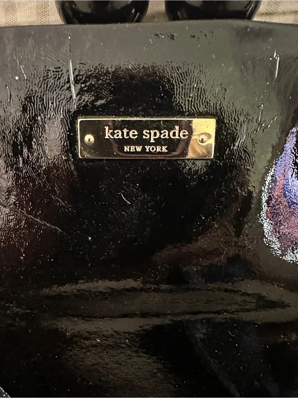 kate spade glossy patent